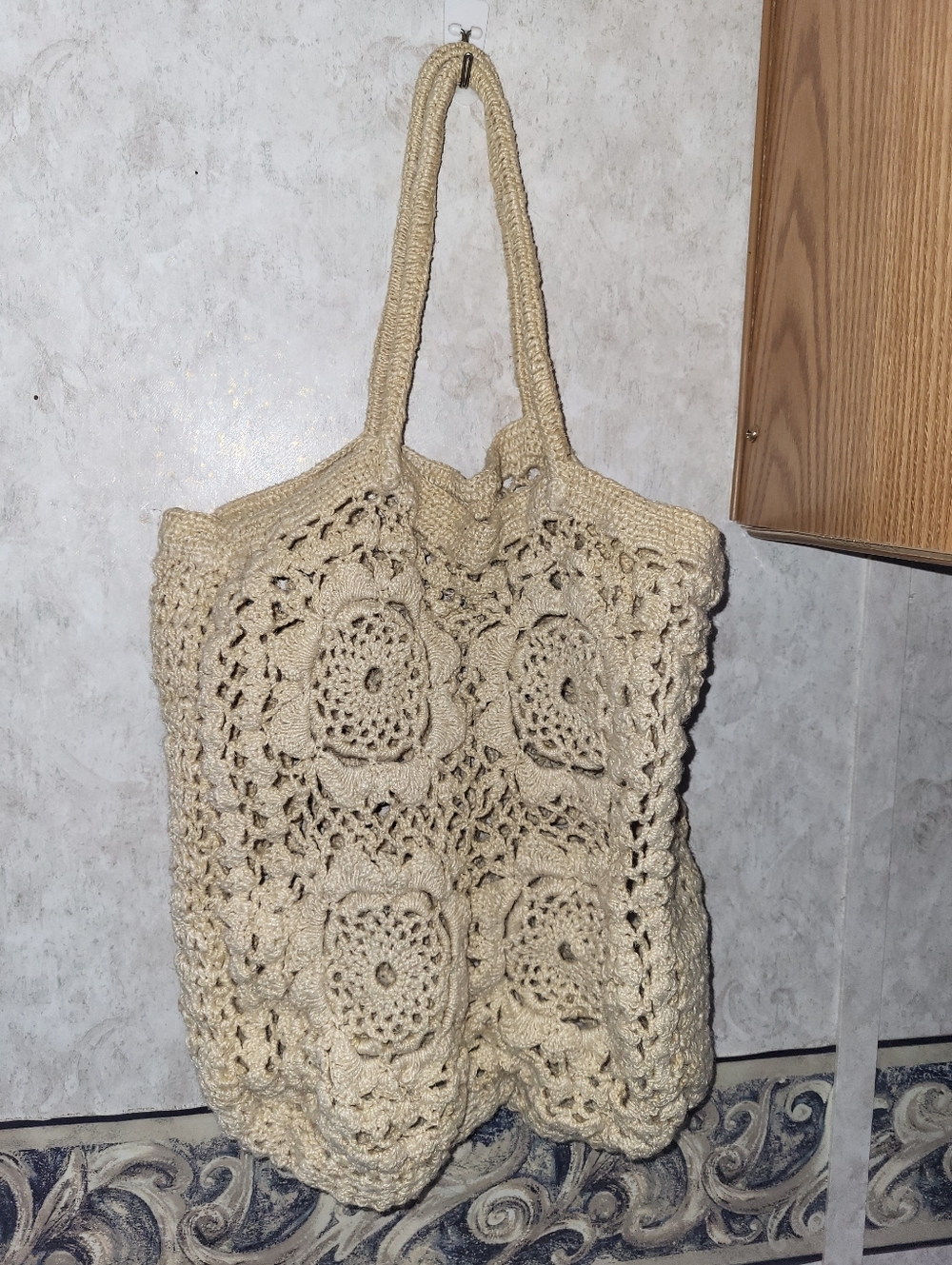 Macrame Style Crochet Bag Vintage
